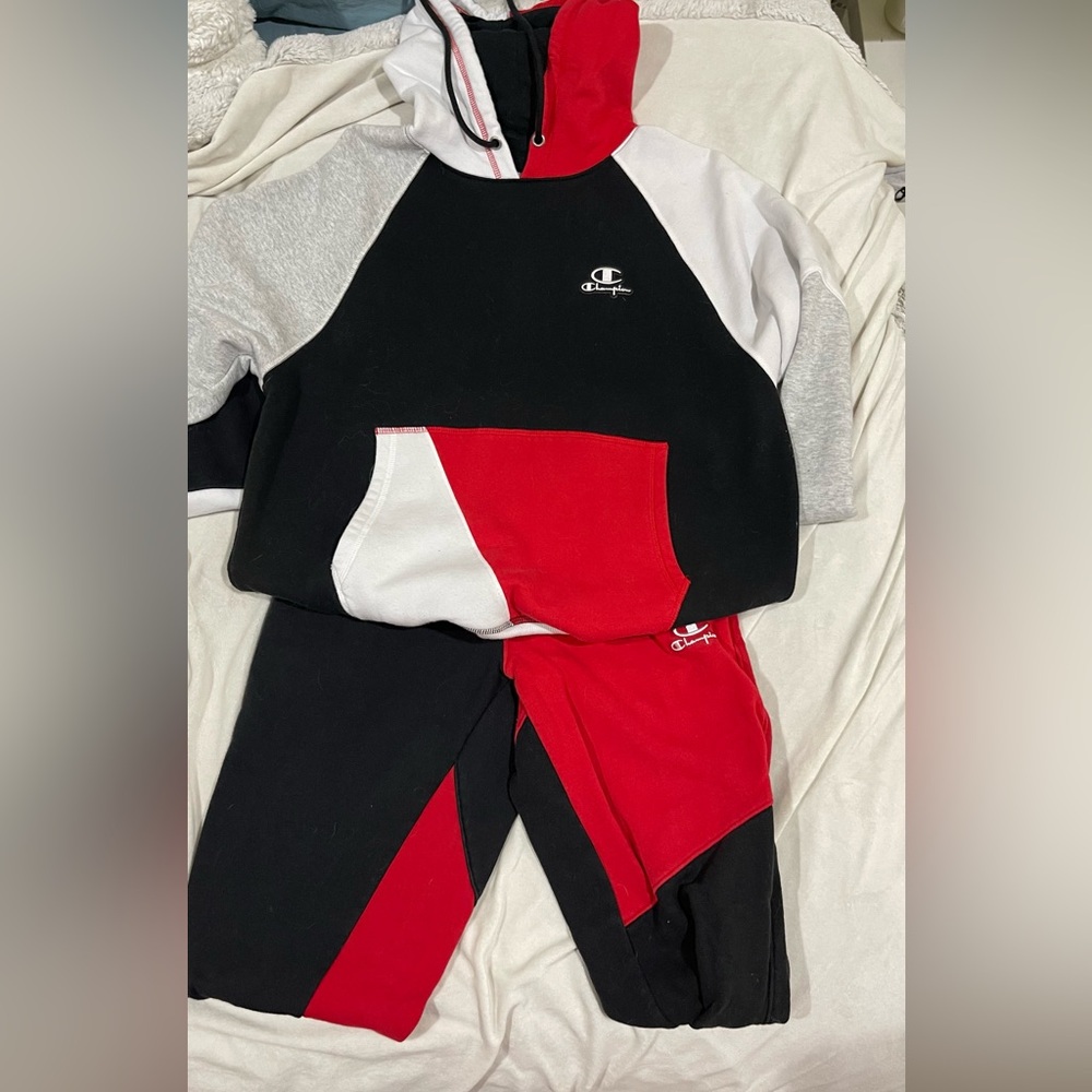 Champion Sweatpants and Hoodie Set